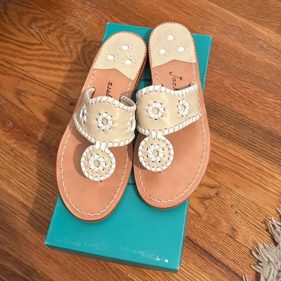 Jack Rogers Palm Beach Flat Size 6